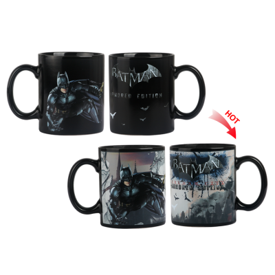 Customized Creative Gift Batman Heat Sensitive Color Changing Mug