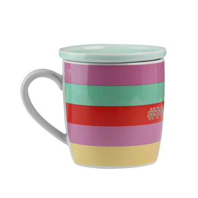 Customized 12OZ Rainbow Ceramic Mug