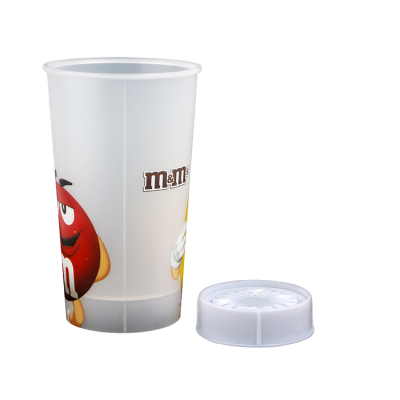 Custom 450ml LED flashing plastic cups 