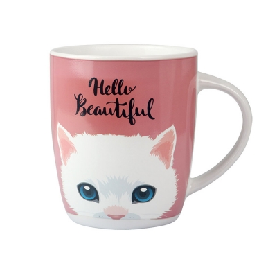 Funny Cat Temperature Sensitive Color Changing Mug