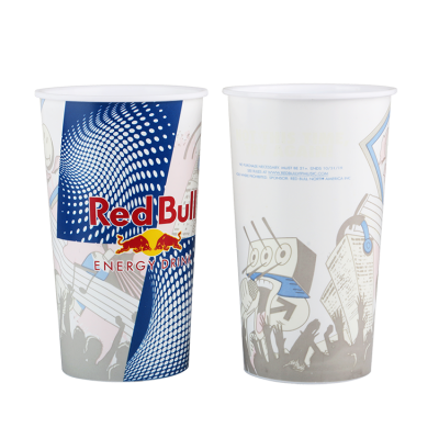Red Bull 420ml plastic cup for cold color changing