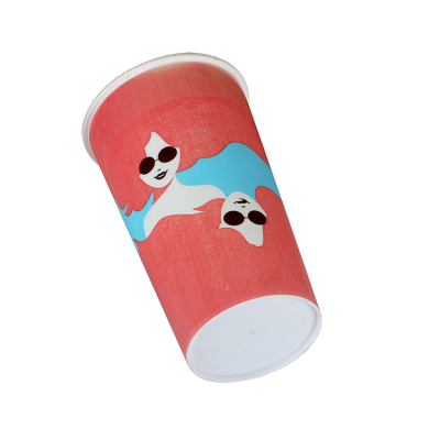 Custom 600ml plastic cup for cold color changing