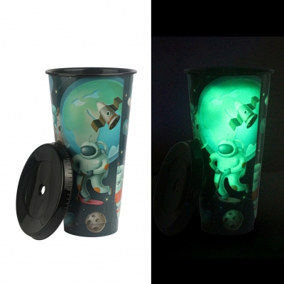Custom OEM printing luminous plastic cup