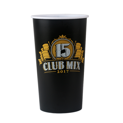 OEM Customized 600ML Plastic coffee Cup